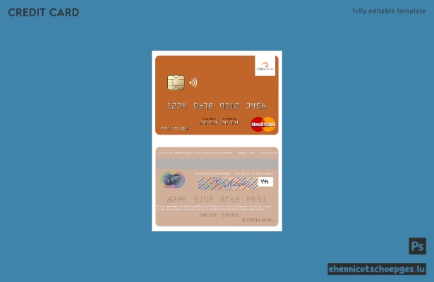 Nordmazedonien Stater Banka AD Kumanovo Mastercard Beispielvorschau